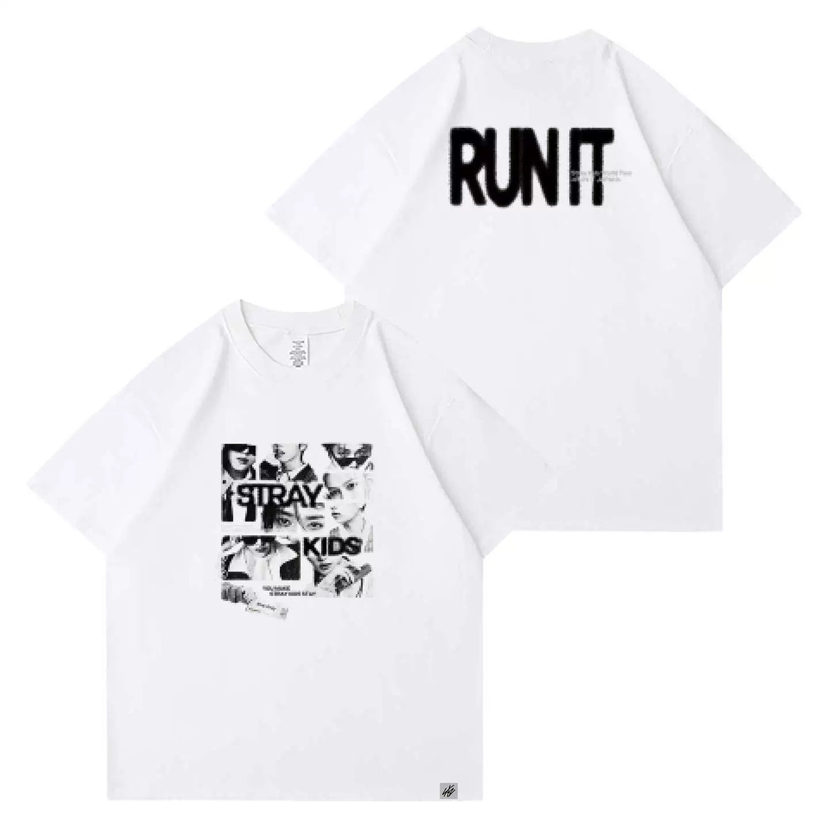 SKZ World Tour Run IT Printed Short-sleeved T-shirt - view 2