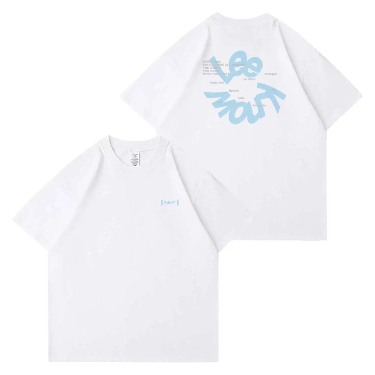 SKZ World Tour Run IT Printed Short-sleeved T-shirt - view 5