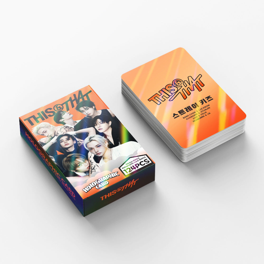 124pcs SKZ This & That Holographic Photocard Sticker - view 4