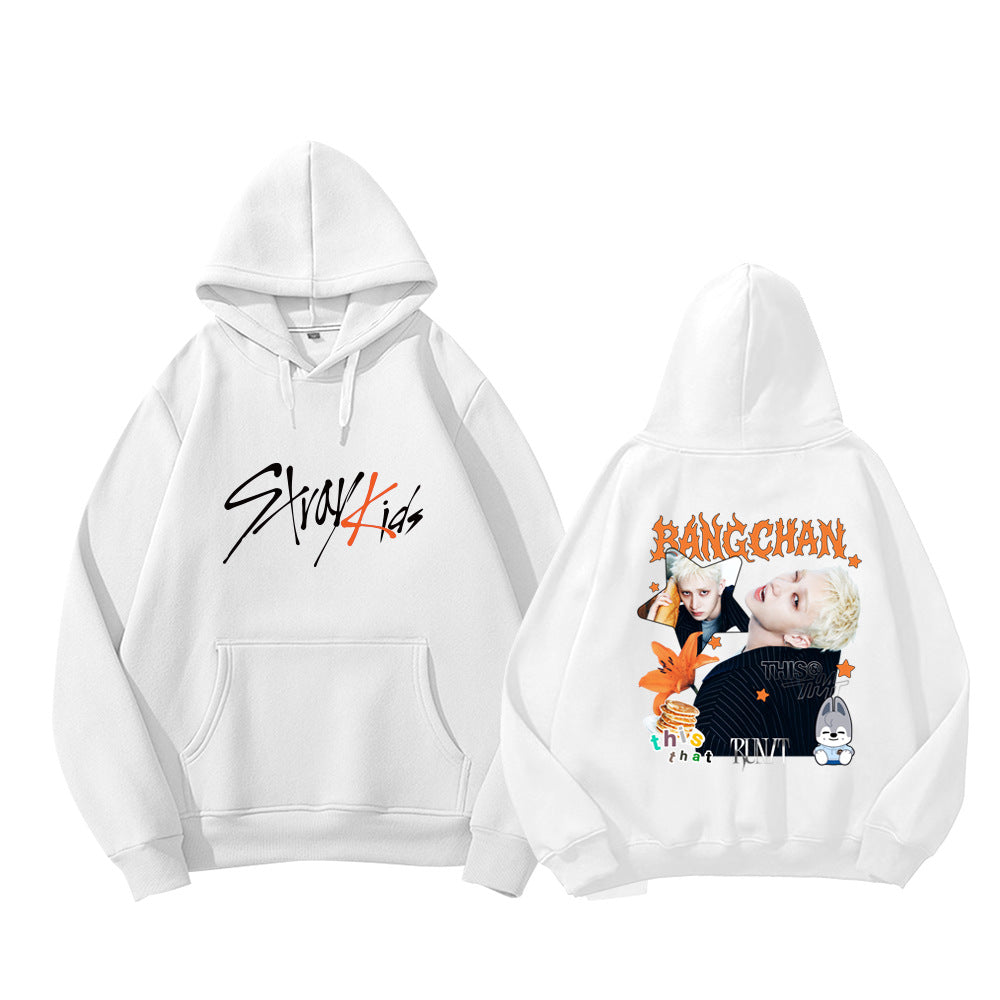 SKZ This & That Cartoon Print Pullover Hoodie - view 5