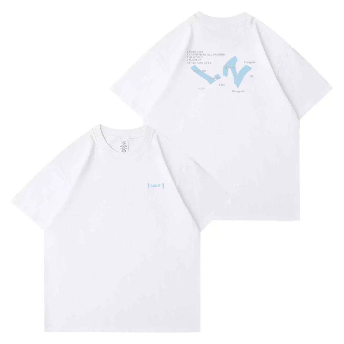 SKZ World Tour Run IT Printed Short-sleeved T-shirt - view 11