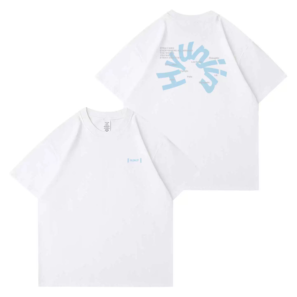 SKZ World Tour Run IT Printed Short-sleeved T-shirt - view 7