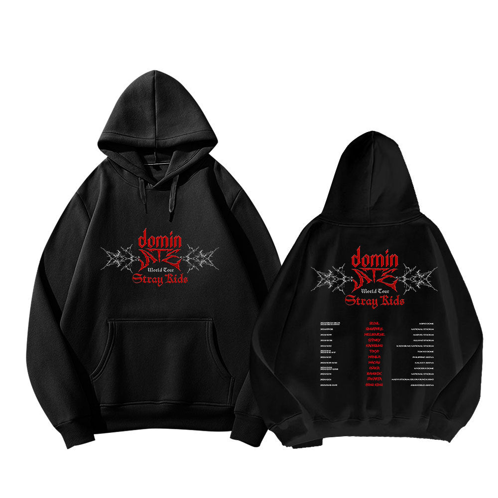 Stray Kids ATE Hoodie - Design A Black