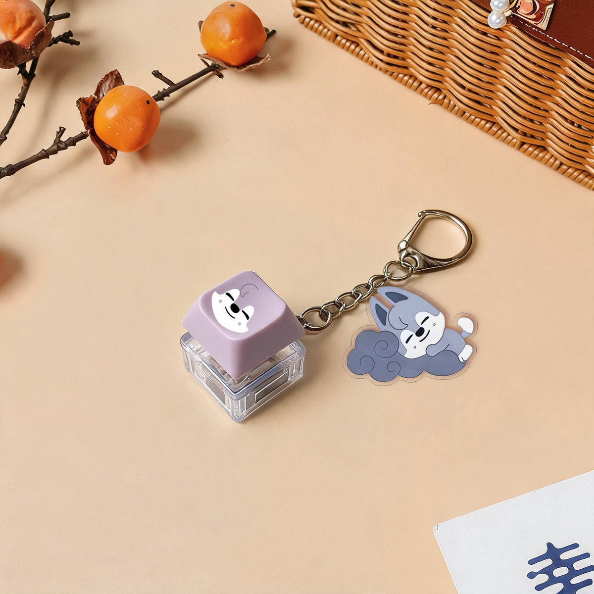 SKZ Luminous KeyCap Keychain - Bang Chan