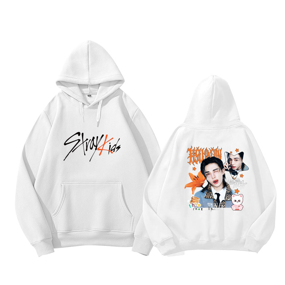 SKZ This & That Cartoon Print Pullover Hoodie - view 14