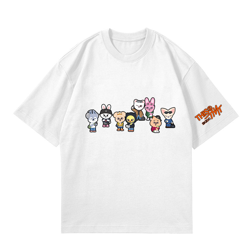 SKZ This & That T-Shirt - Design C White