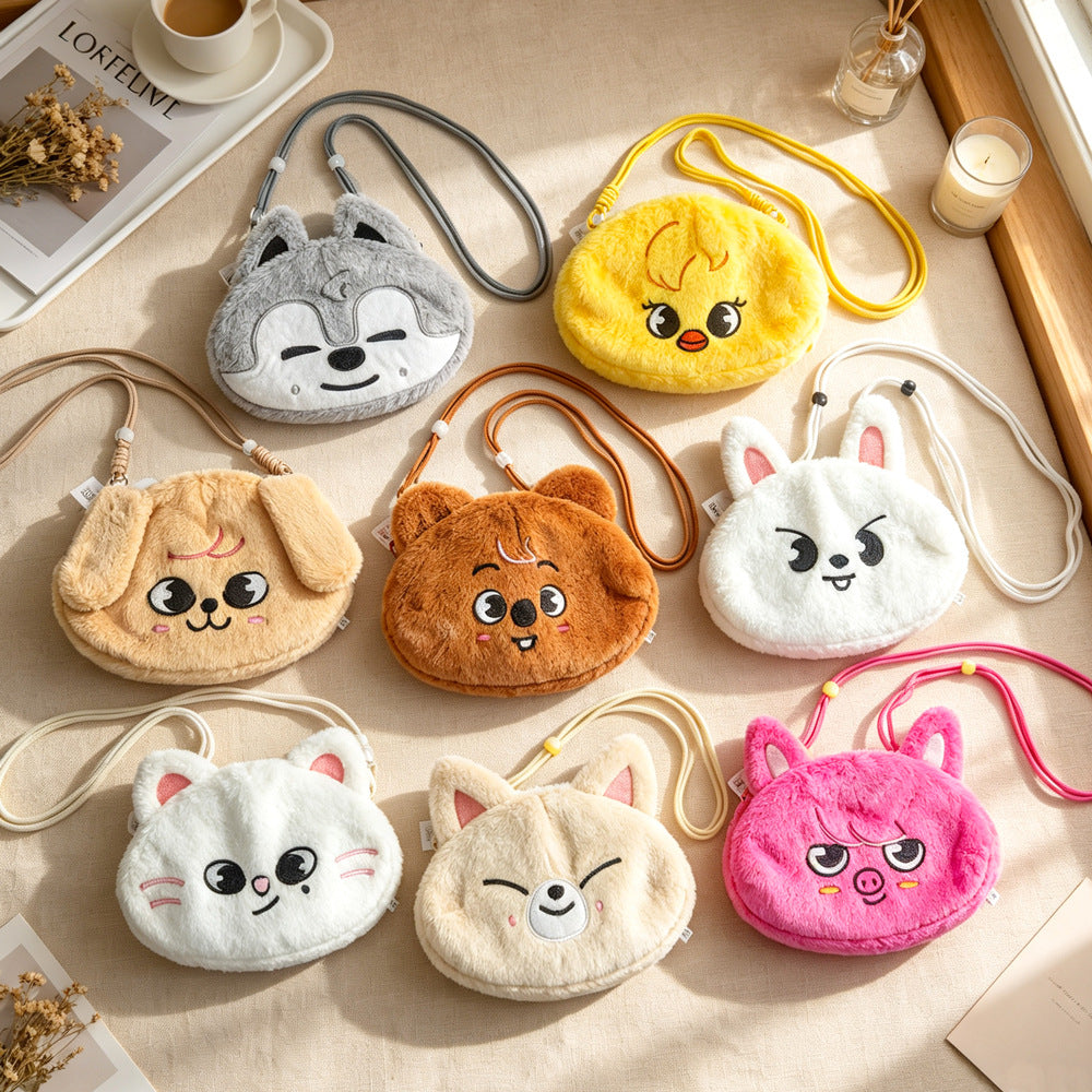 SKZOO Plush Crossbody Bag - Stray Kids merch
