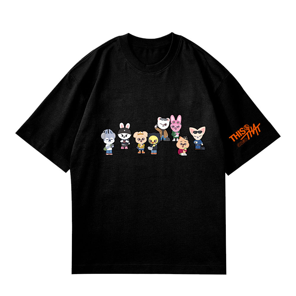 SKZ This & That T-Shirt - Design C Black