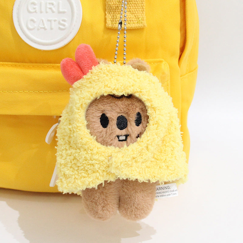 SKZOO Fried Shrimp Plush Pendant - Han Quokka
