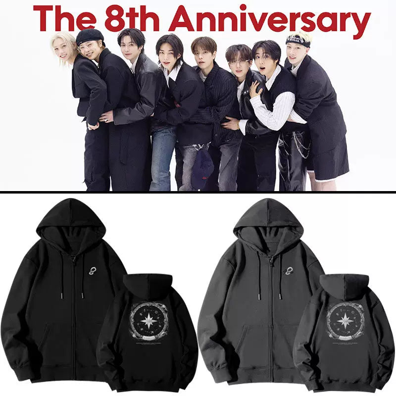 SKZ 8th Anniversary STAY Zip-Up Hoodie - Stray Kids merch