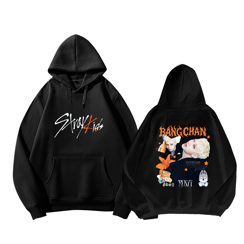 SKZ This & That Cartoon Print Pullover Hoodie - view 6