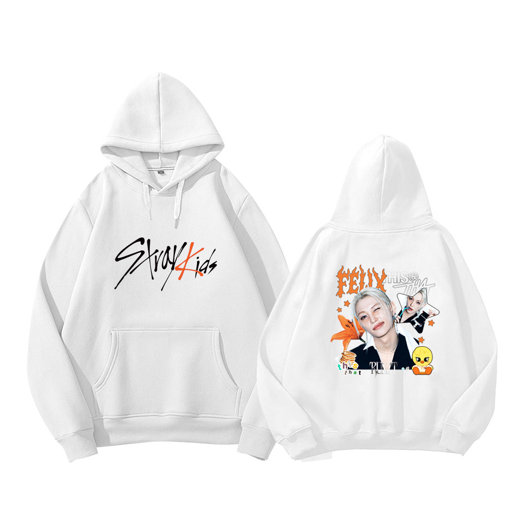 SKZ This & That Cartoon Print Pullover Hoodie - view 16