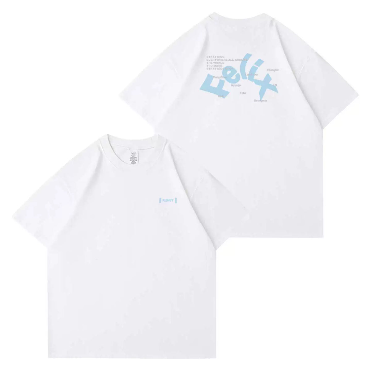 SKZ World Tour Run IT Printed Short-sleeved T-shirt - view 9