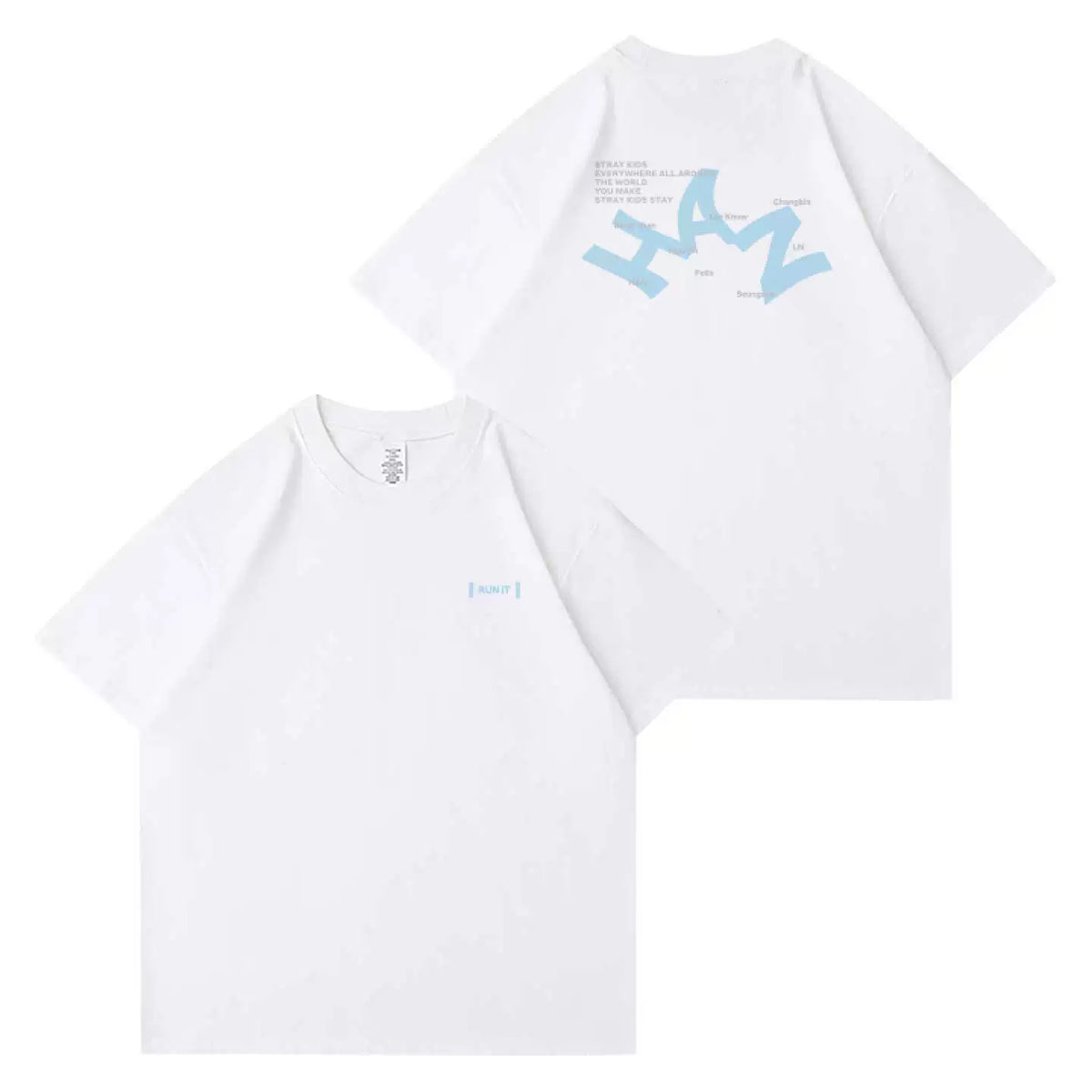 SKZ World Tour Run IT Printed Short-sleeved T-shirt - view 8
