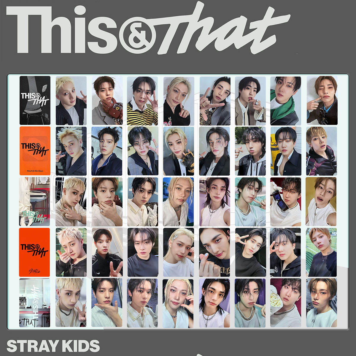 SKZ This & That Album Photocard Special Edition - Stray Kids merch