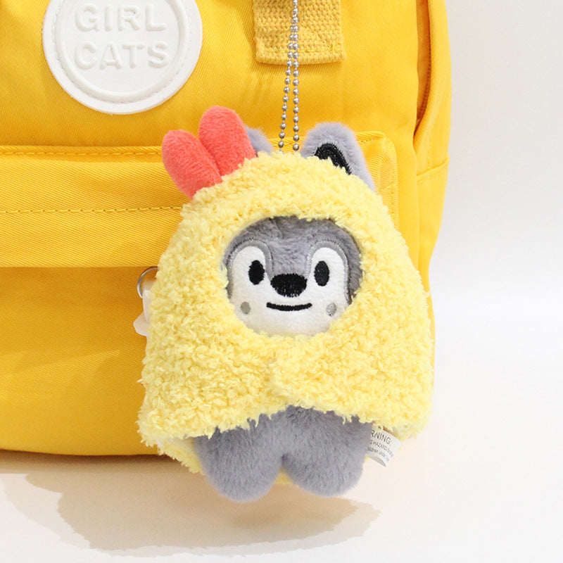 SKZOO Fried Shrimp Plush Pendant - Wolf Chan