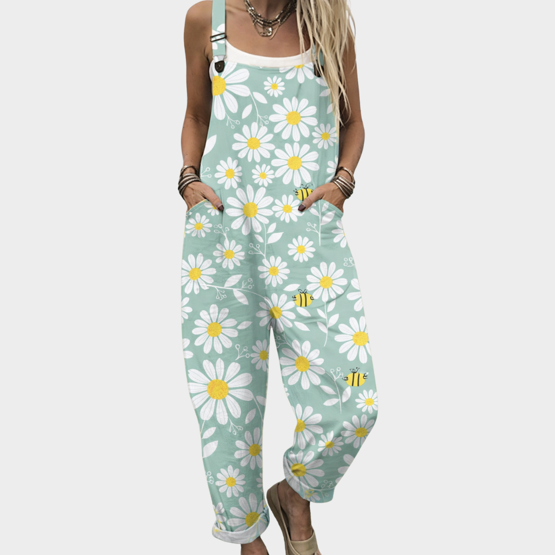 Priscilla | Lässiger Jumpsuit mit Blumenmuster