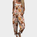 Jazmin | Comfortable Cow Printed Jumpsuit
