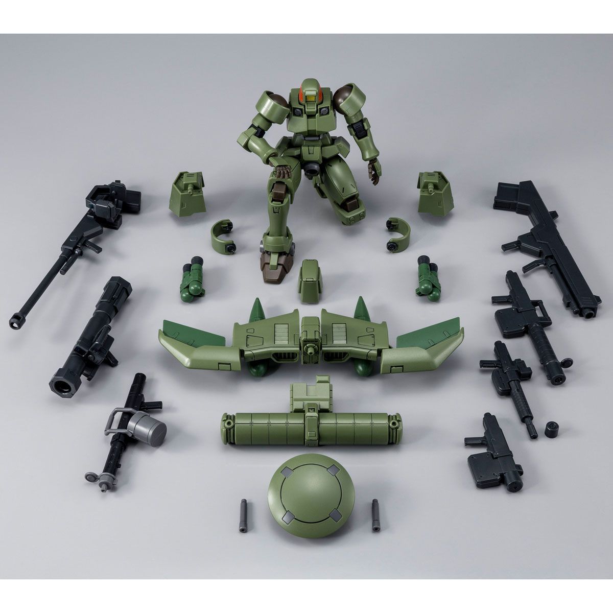 HG OZ-06MS Leo (Full Weapon Set) - P-Bandai 1/144