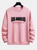 Los Angeles Print Relax Fit Sweatshirt