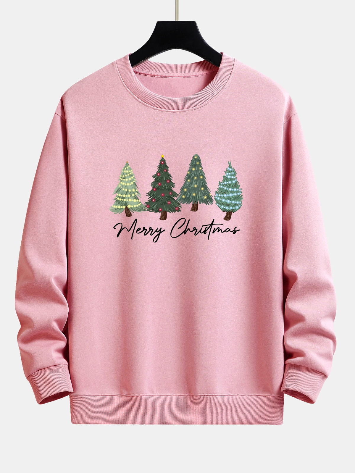 Christmas Tree Print Relax Fit Sweatshirt