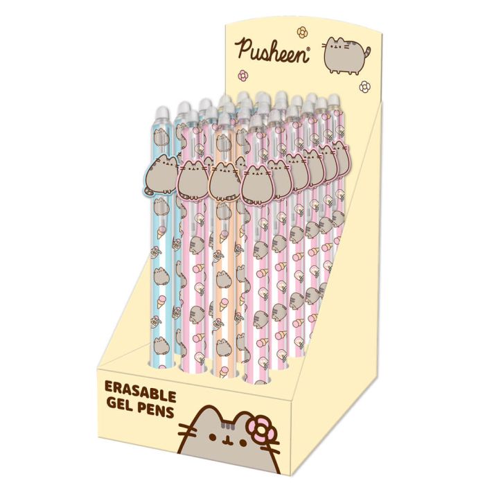 Pusheen Tropical Vacation Erasable Gel Pens 3 Colours Assorted-Individual