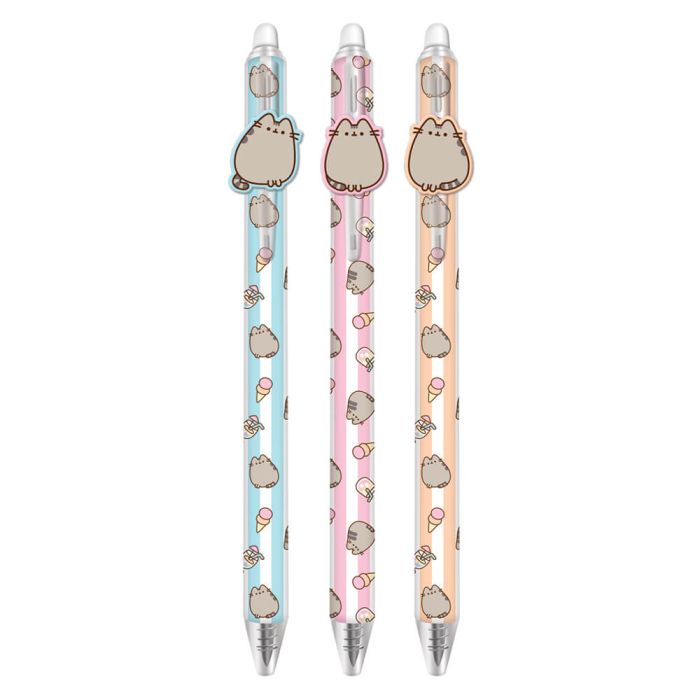 Pusheen Tropical Vacation Erasable Gel Pens 3 Colours