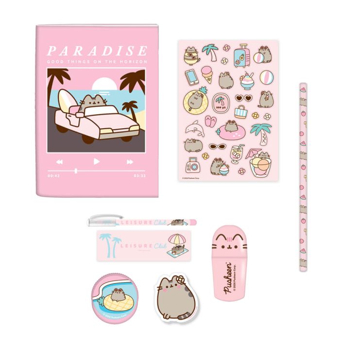 Pusheen Tropical Vacation Super Stationery Set