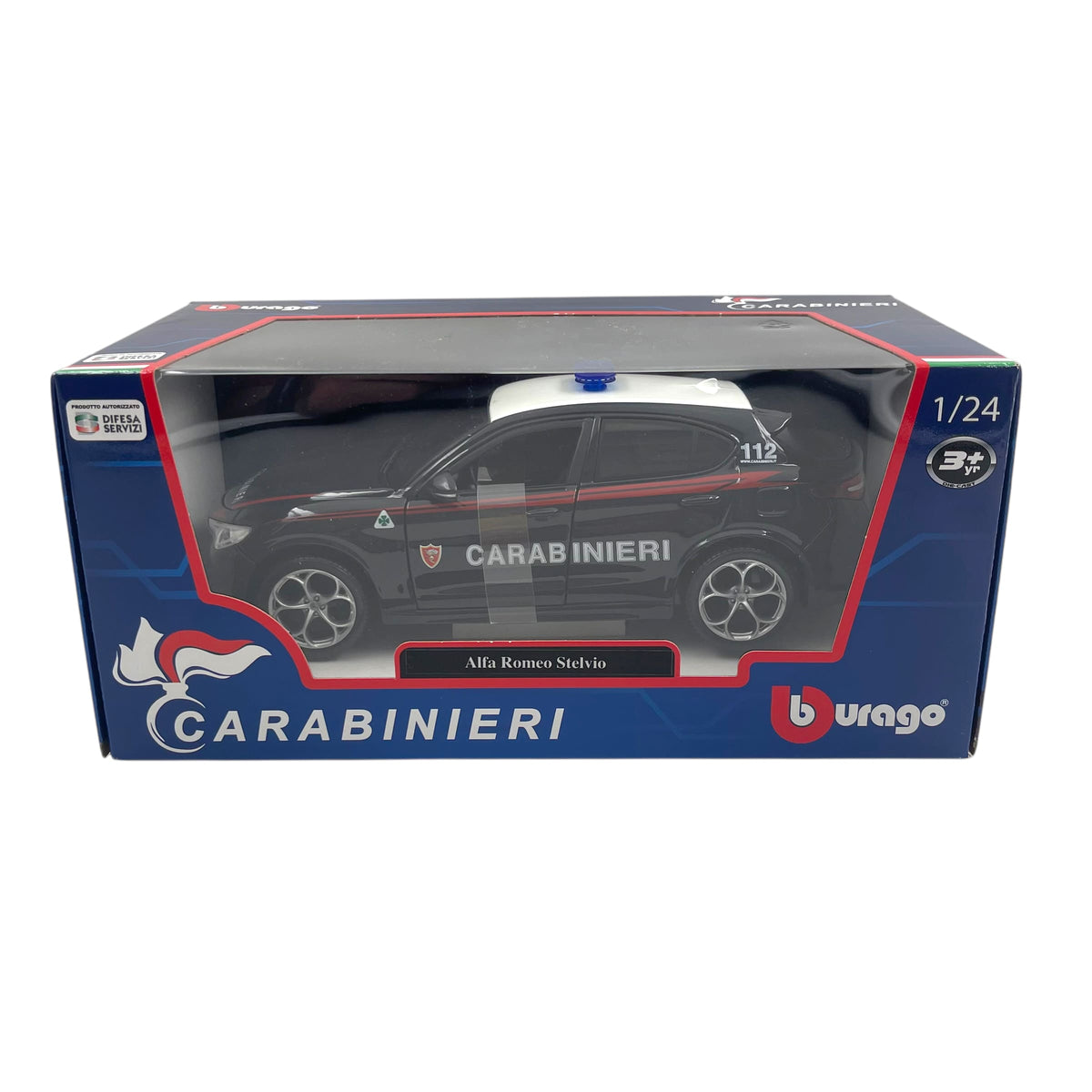 18-01458 Bburago - Alfa Romeo Stelvio Carabiniers - 1:24