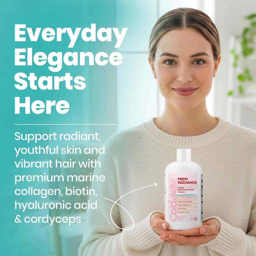 Radiance Liquid Marine Collagen Biotin Hyaluronic Acid Skin Supplement Formula