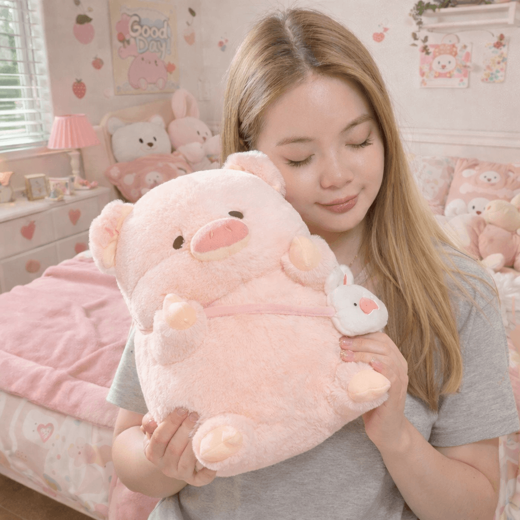 Peaches the Kawaii Pig Plushie