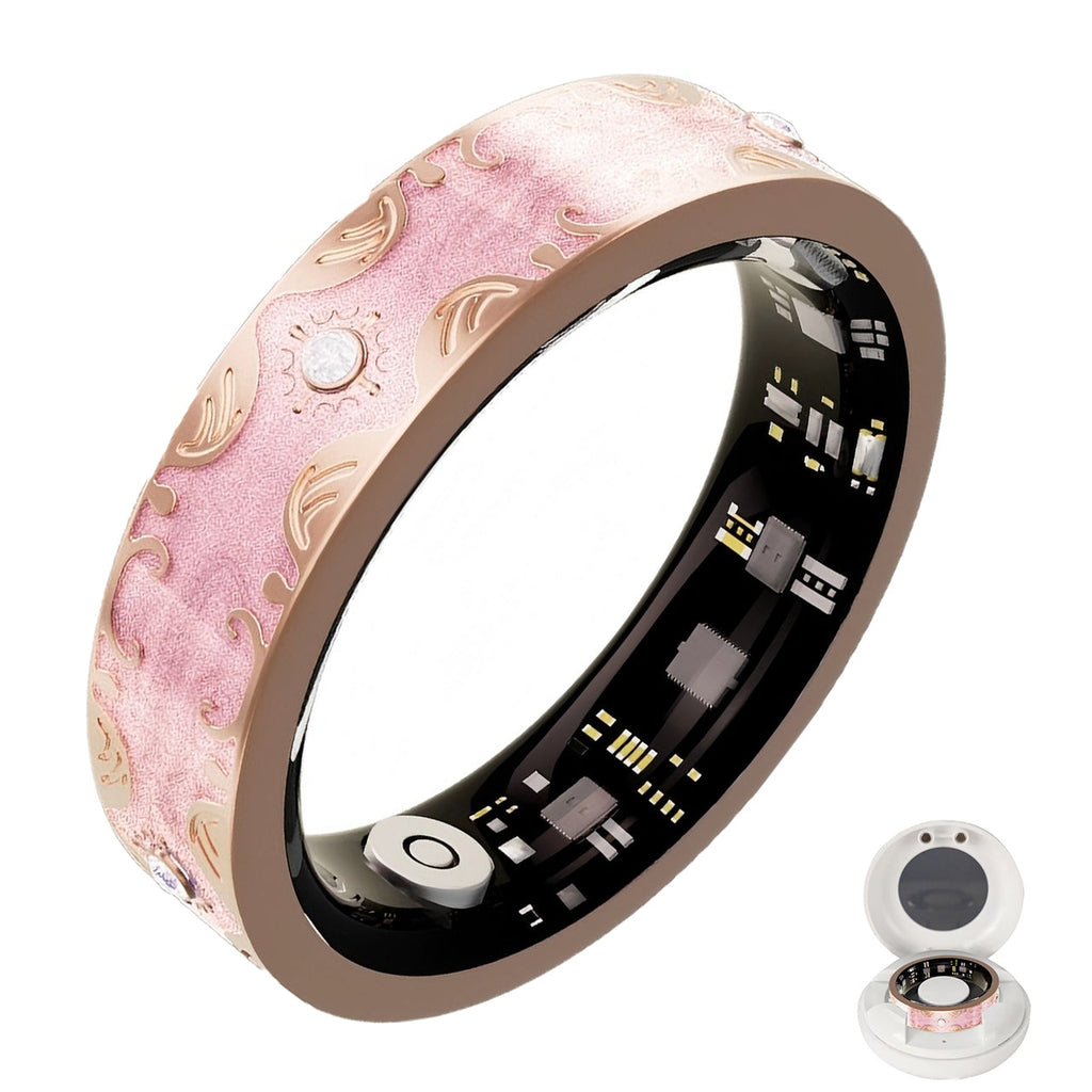 Wrongduck Anneau Intelligent Bluetooth Rétro Suivi de Santé pour Femmes