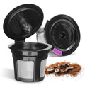 Waloo Home Reusable Single Serve Coffee K-Cup - Compatible with Keurig Coffee Brewers - Universal Coffee Filters - Eco-Friendly Stainless Mesh Refillable Pods - Dishwasher Safe