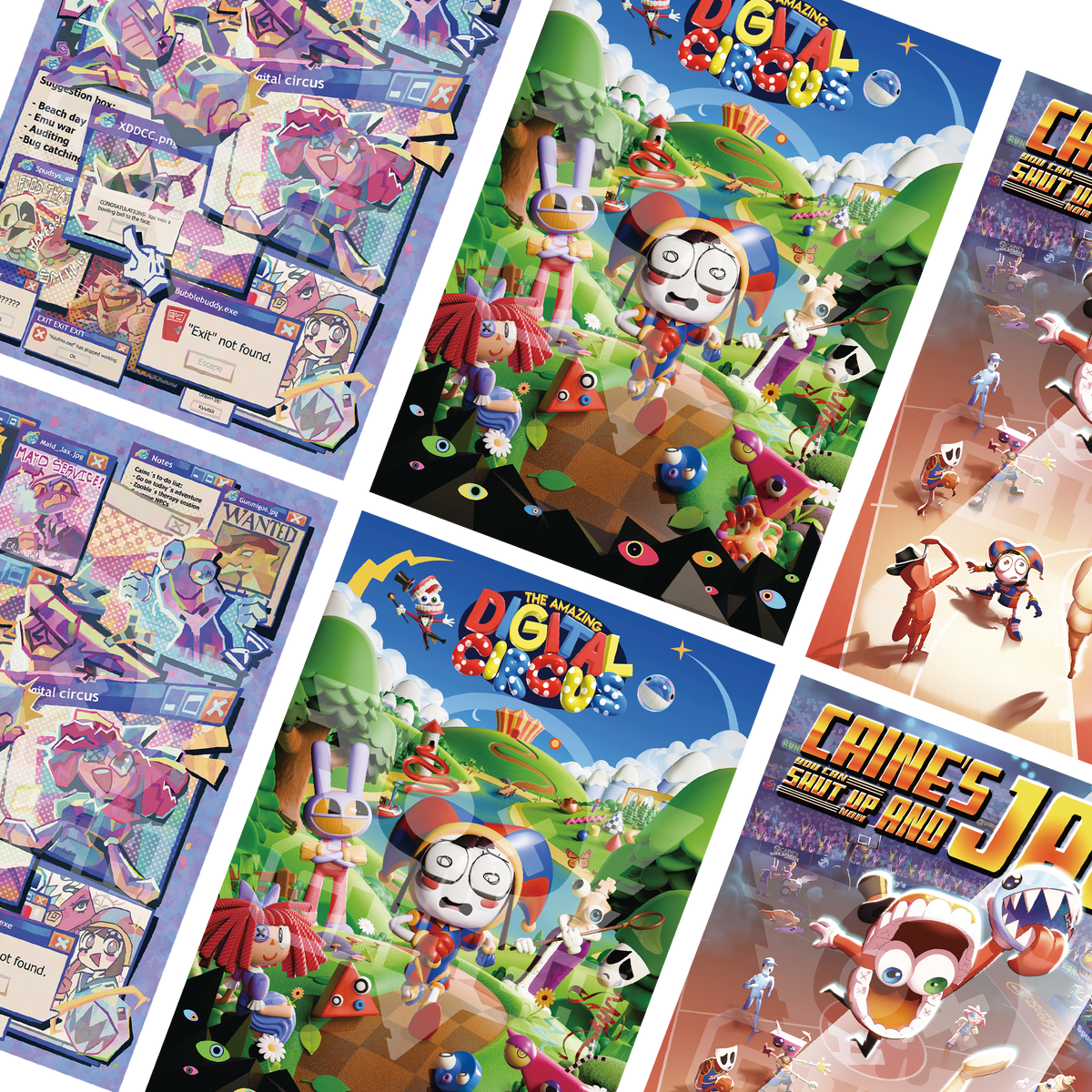 Digital Circus Print Collection 1