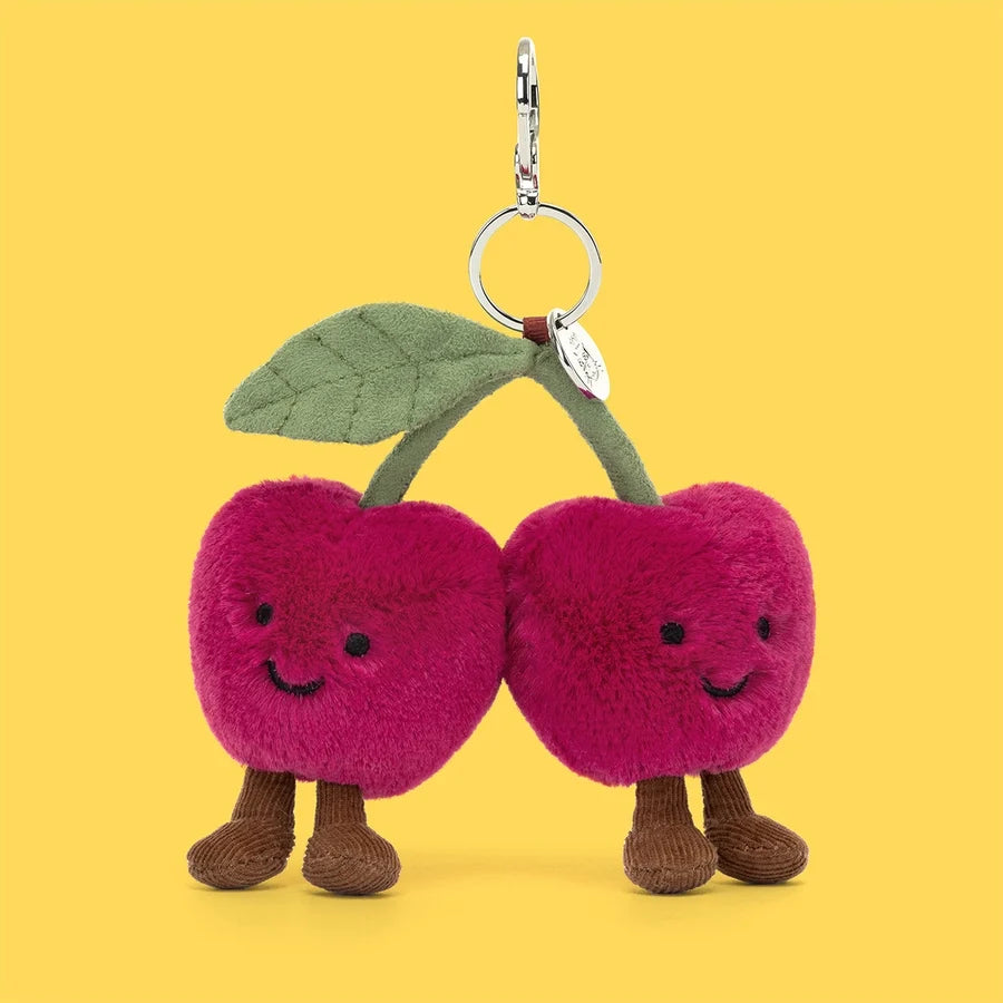 Jellycat Amuseables Cherries Bag Charm