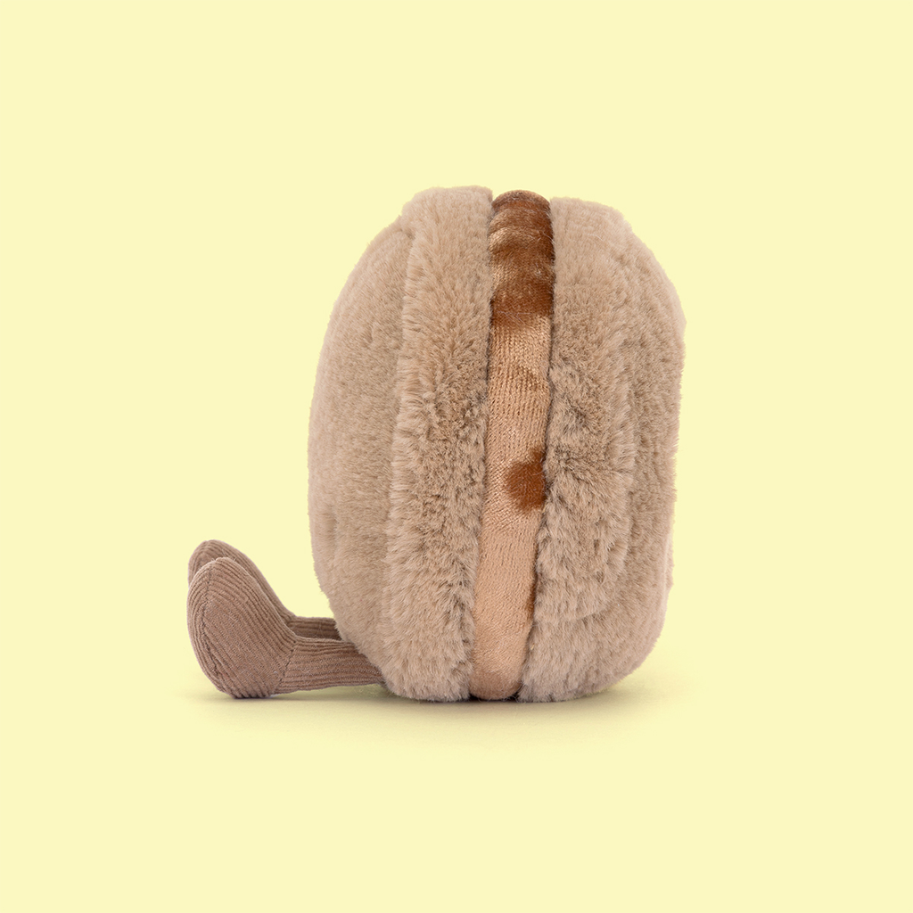 Jellycat Amuseables Mona Macaron (Chocolate)