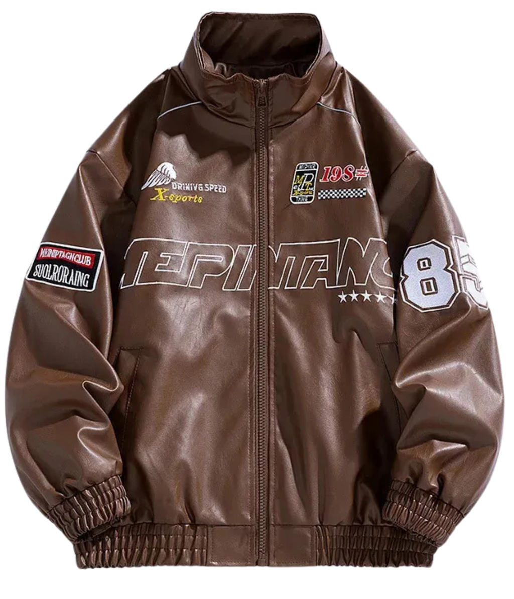 LAP 85 Brown Racing Jacket