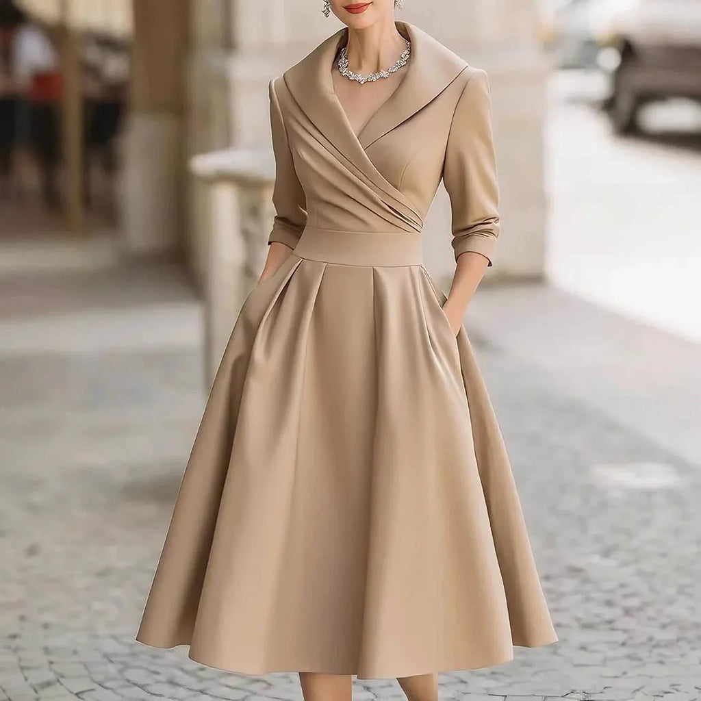 Millie | Elegantes Midi-Kleid mit Silhouette