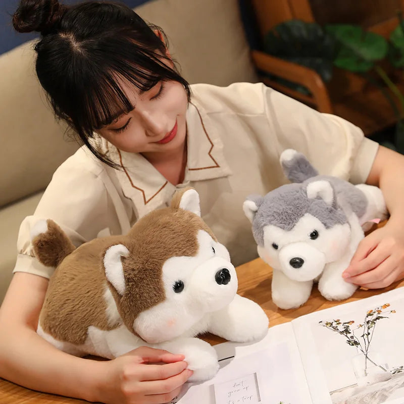 Adorable Soft Plush Husky - Cuddle Up with Cutie!