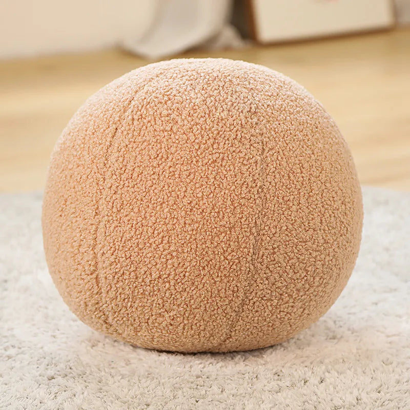 Charming Minimalist Moon Ball Plush Pillow Collection