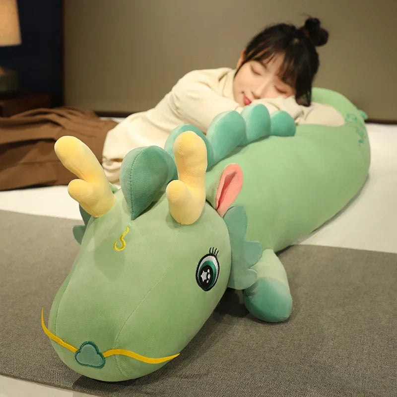 Cozy Long Haku Dragon Plush Snuggle Buddy