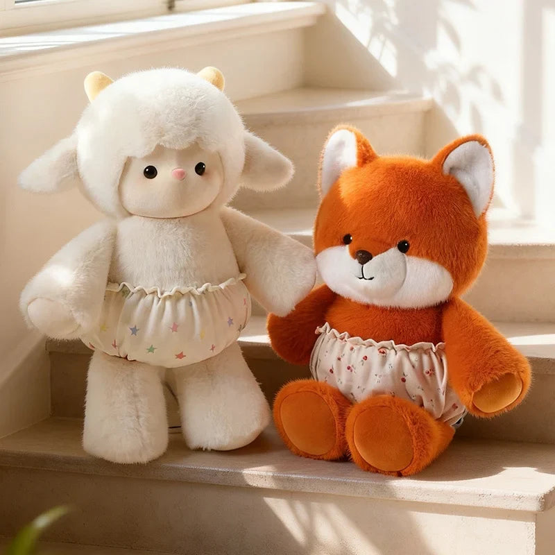 Daisy & Rusty the Running Sheep & Fox Plushies