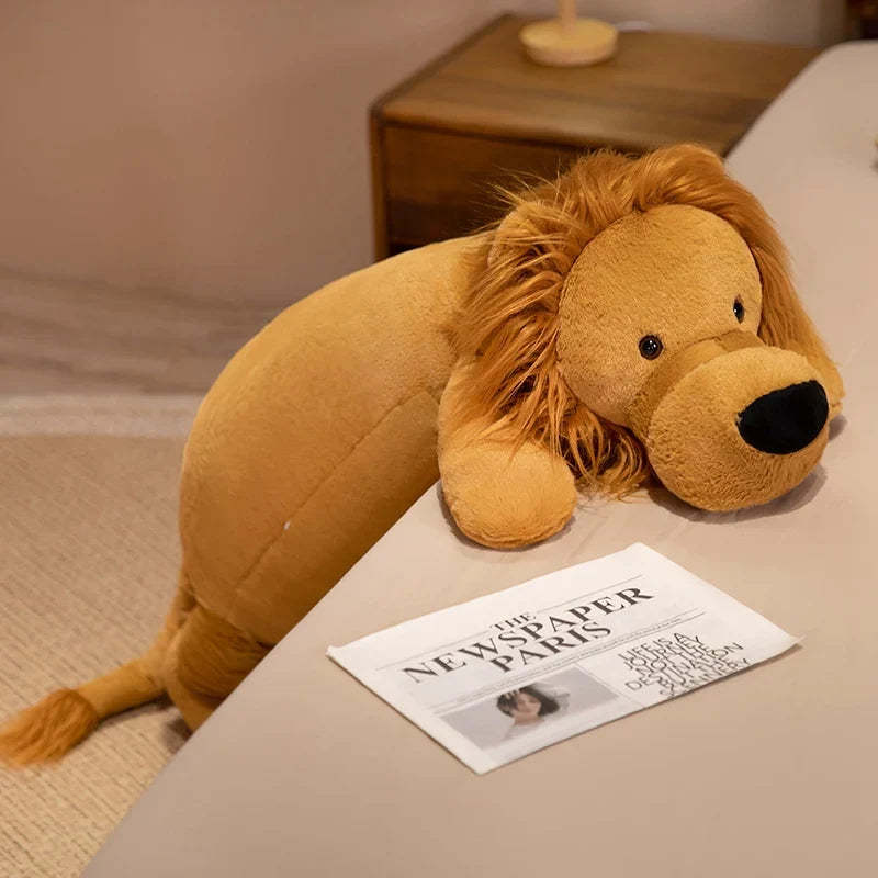 Cozy Long Lion Plush Snuggle Buddy for Ultimate Cuddles