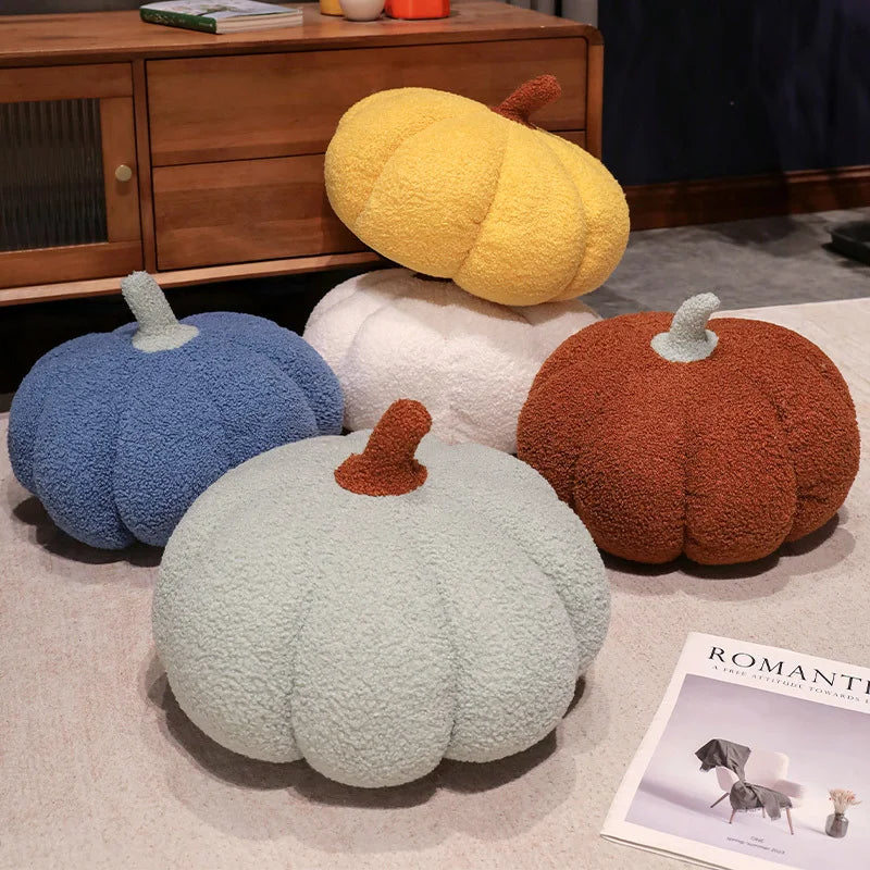 Cozy Autumn Pumpkin Plush Decor