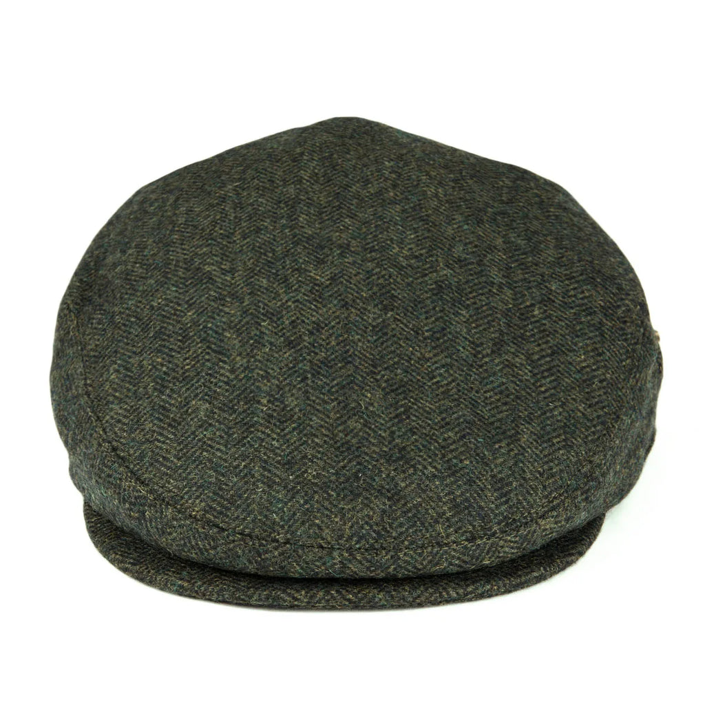 James | Classic Herringbone Stitch Flat Cap