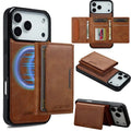 MagSafe Magnetic Flip Leather Phone Case for iPhone 17/ 16/ 15