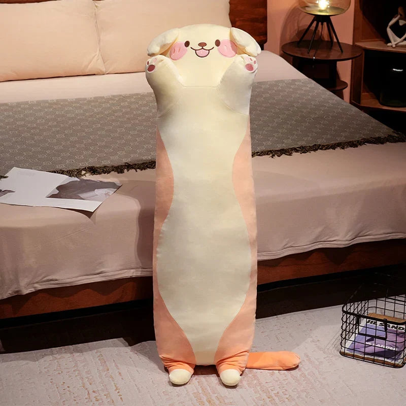 Adorable Long Snuggly Kawaii Dog Plush Toys