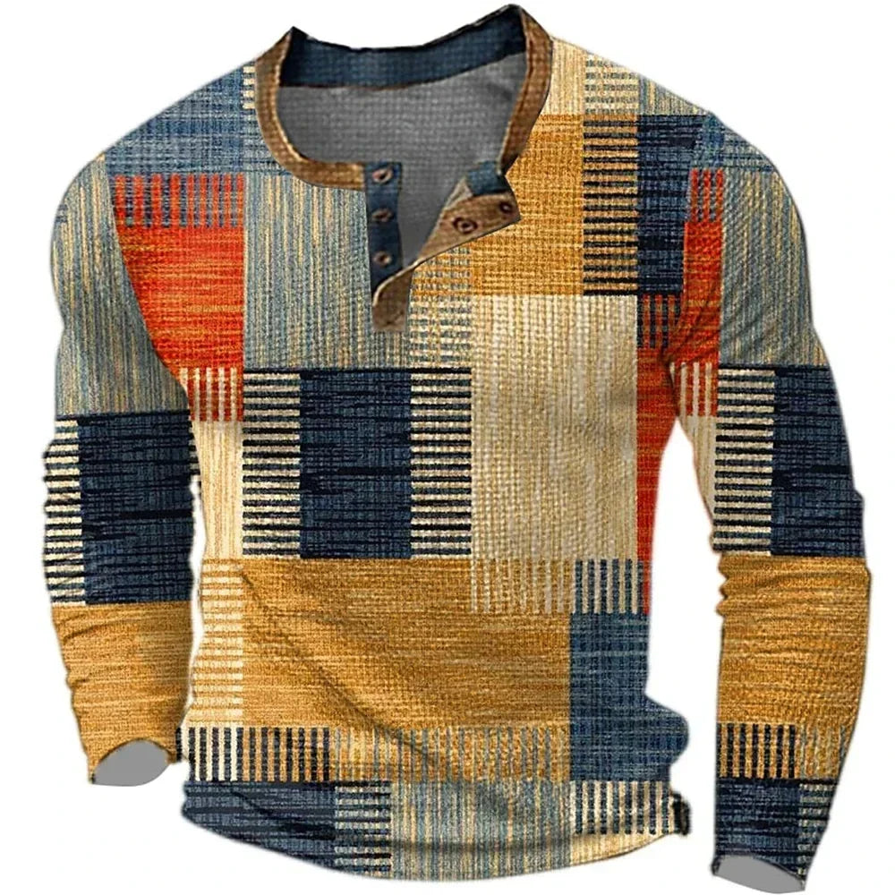 George | Buntes Langarmshirt