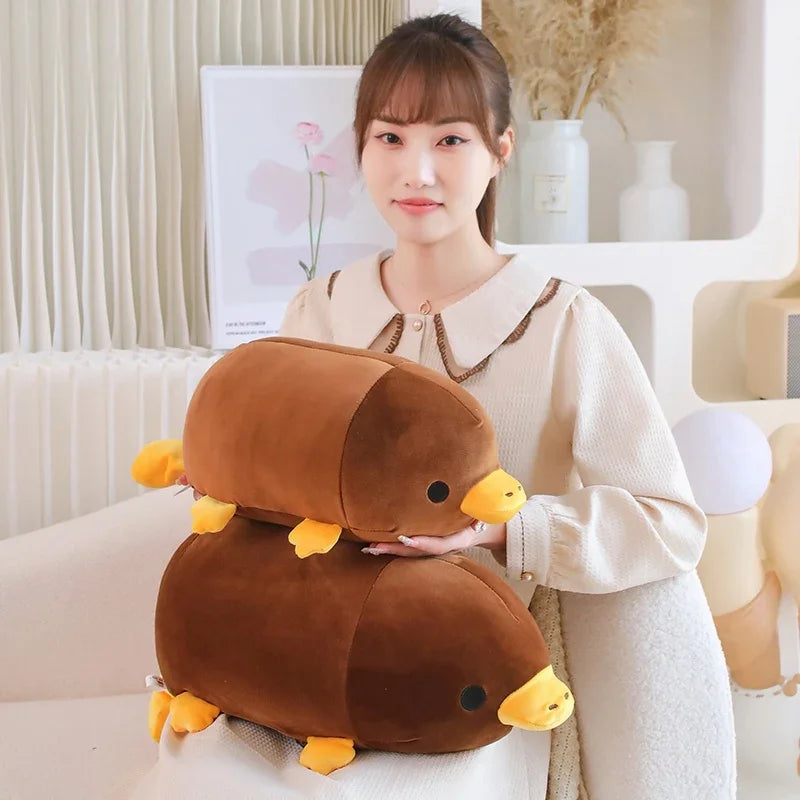 Adorable Brown and Yellow Platypus Plush Toys