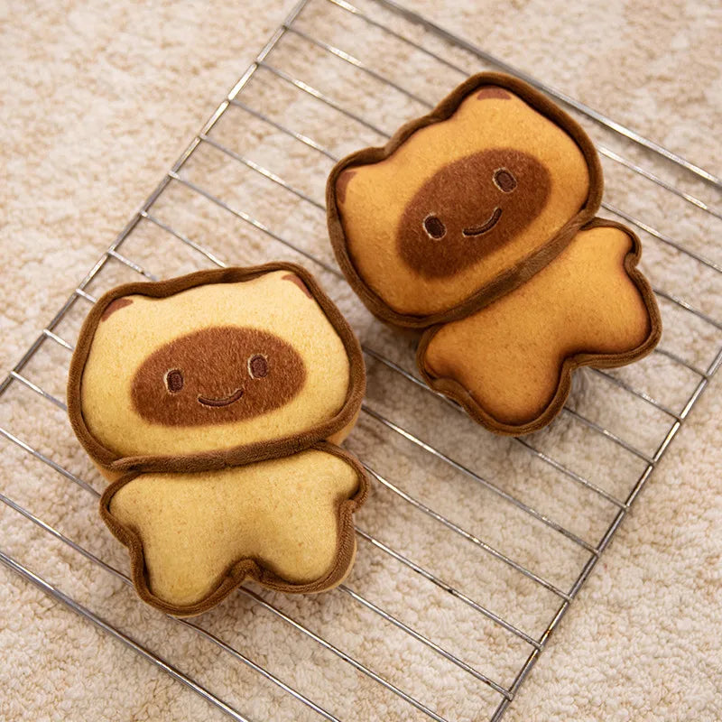 Adorable Kawaii Cat Bread Biscuit Plush Toy Cookies